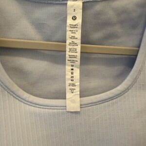 lululemon athletica Men's Sky Blue Tank Top